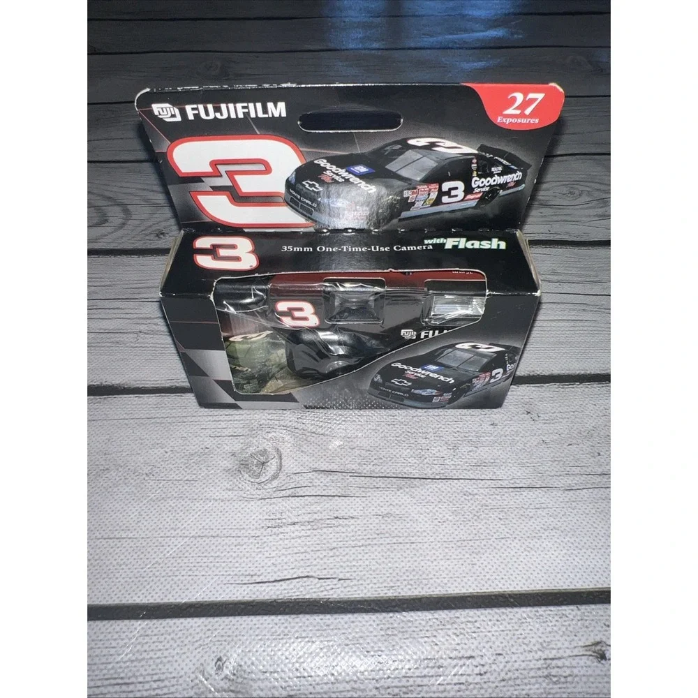Dale Earnhardt #3 Nascar Black Camera FujiFilm Flash Sealed 35 mm